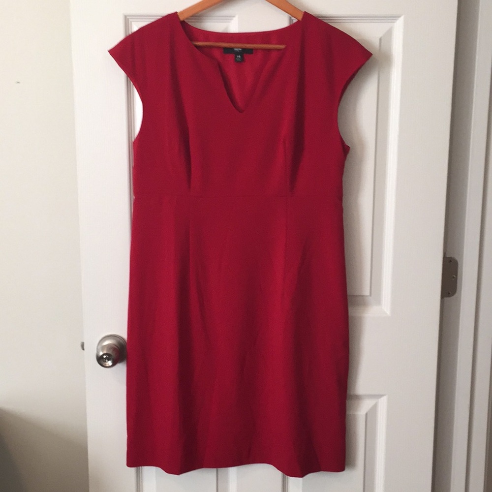 Red Mossimo Career Dress - Size 14